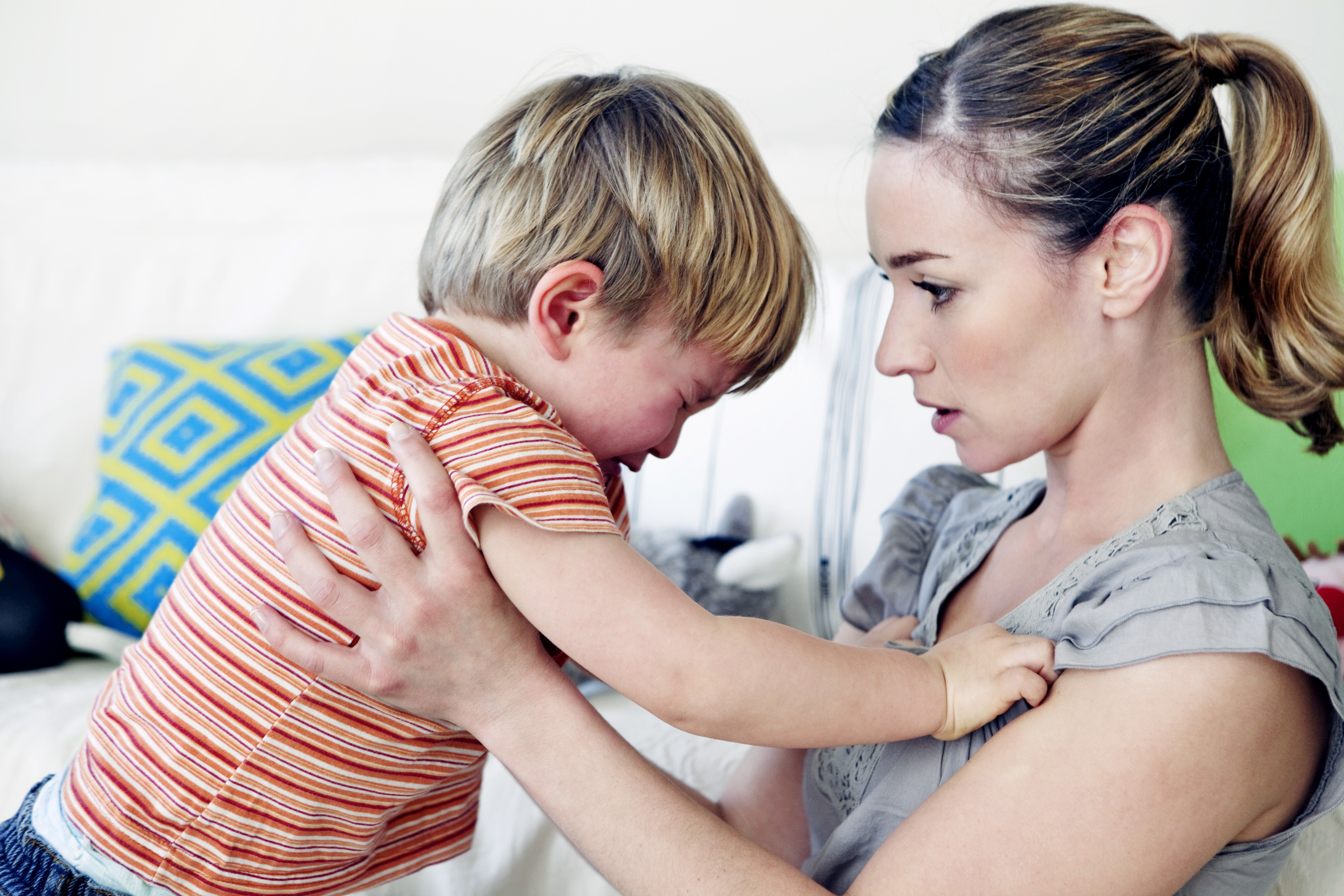 Child throwing tantrum